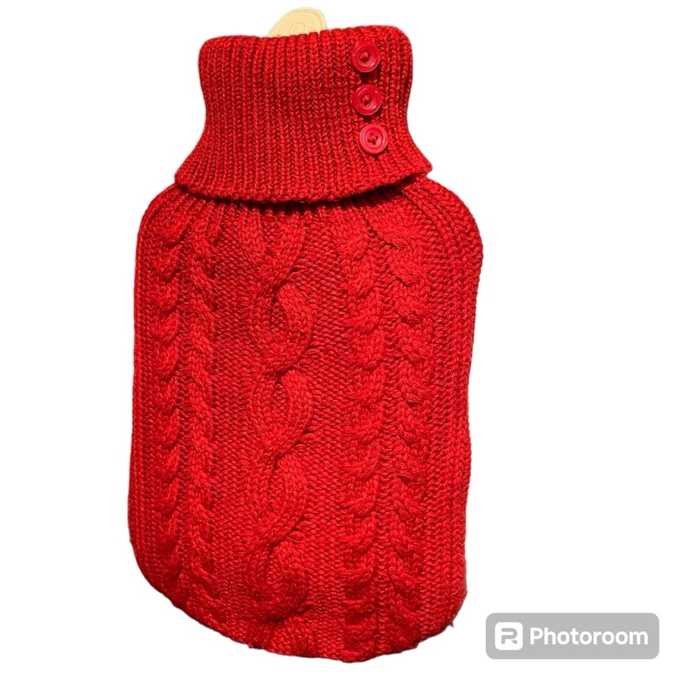 Indigo hot water bottle